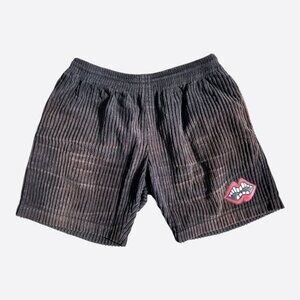 Chrome Hearts Matty Boy Black Chomper Corduroy Shorts